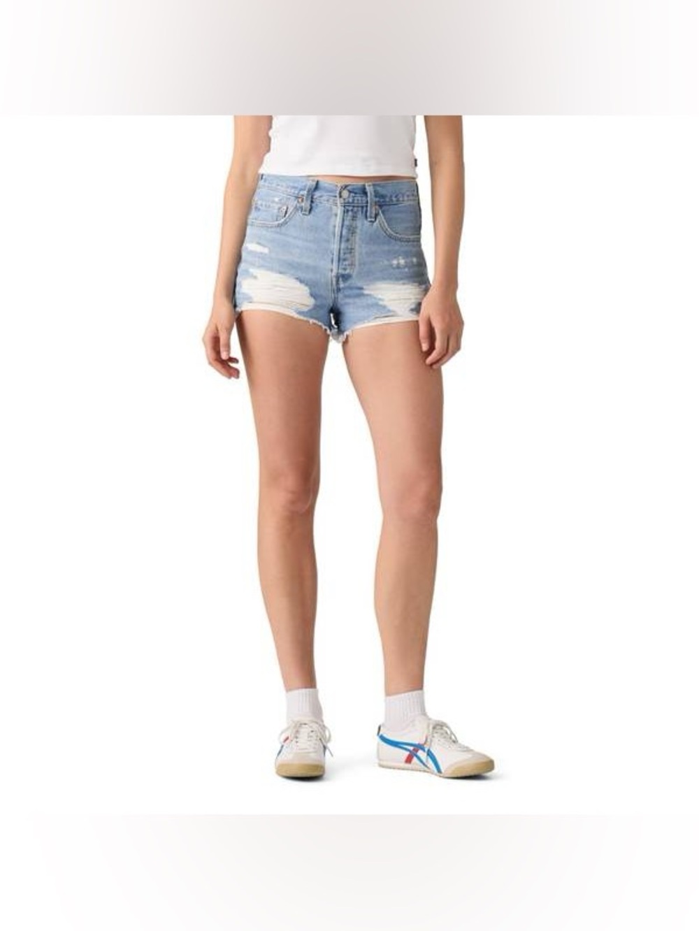 Levi's 501 High-Rise Denim Cut-Off Shorts